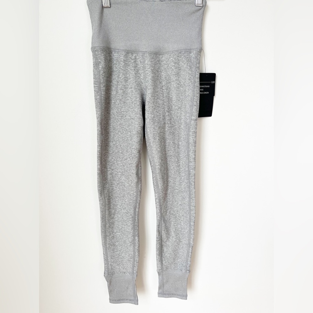 90 Degree by Reflex Lux High Rise Ankle Leggings. Heather Gray Size XS. NWT